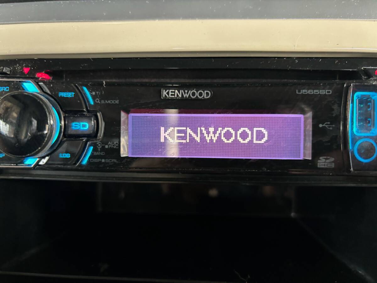 ●CDプレーヤー U565SD KENWOOD ケンウッド USB CDの画像1