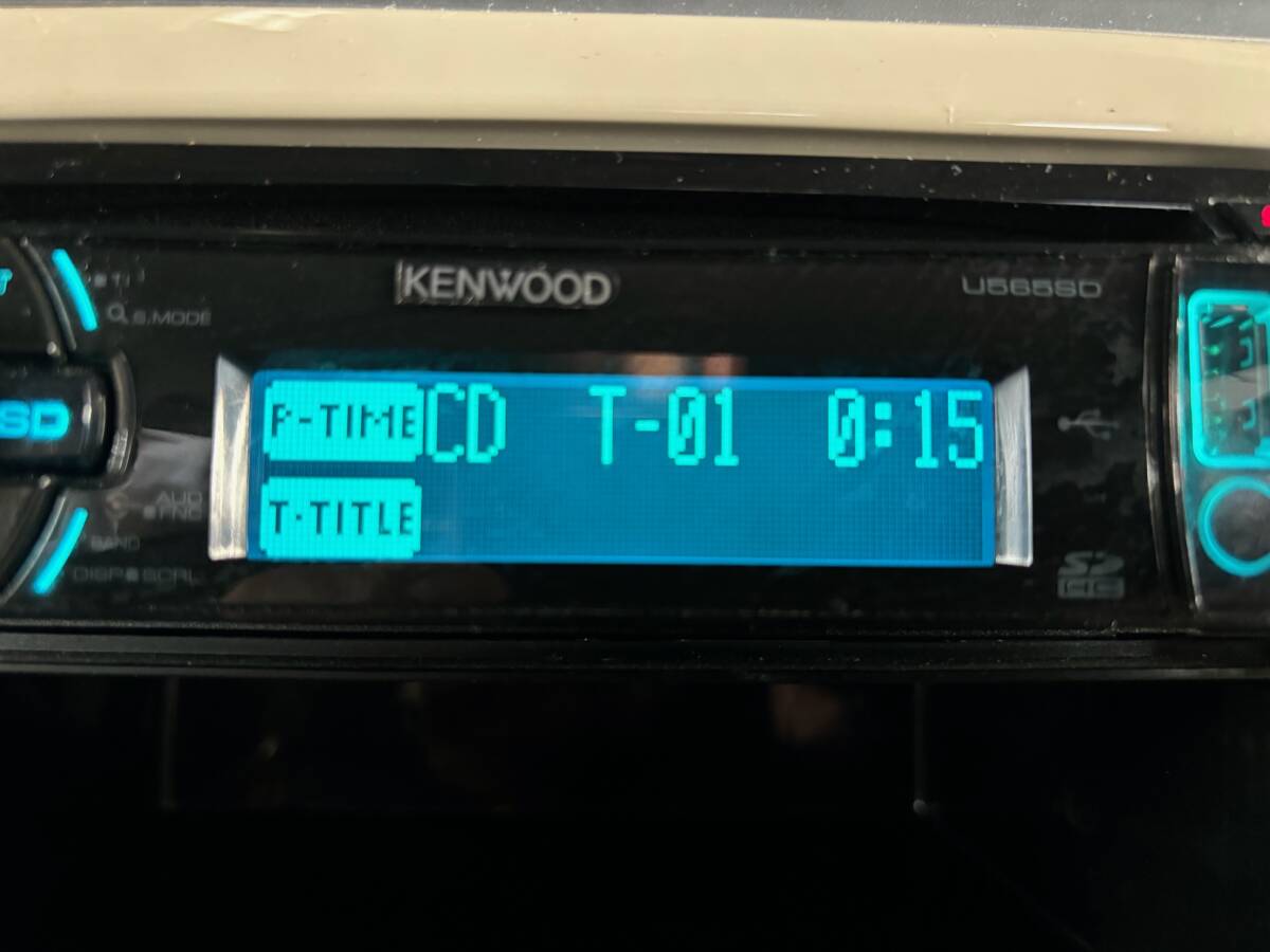 ●CDプレーヤー U565SD KENWOOD ケンウッド USB CDの画像4