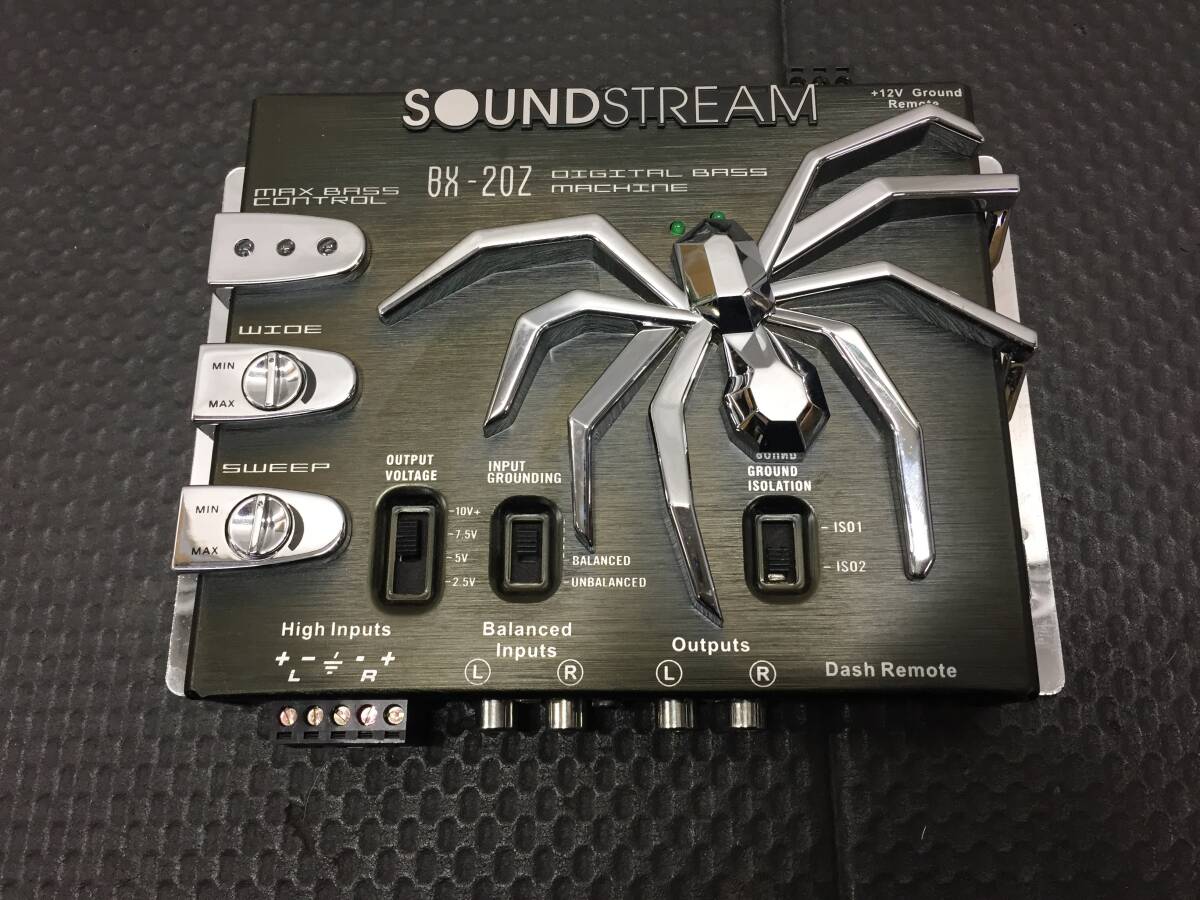 【カーオーディオ/アンプ】 訳あり Soundstream/サウンドストリーム BX-20Z Digital Bass Reconstruction processor_画像2