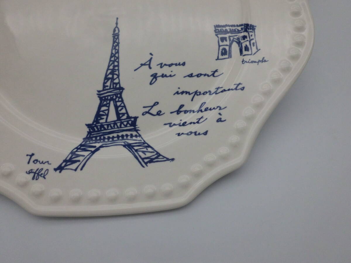 7016■■ 新品！（アペッスハート）Paris favori(パーティ・大皿・小皿）5枚セット■■の画像6