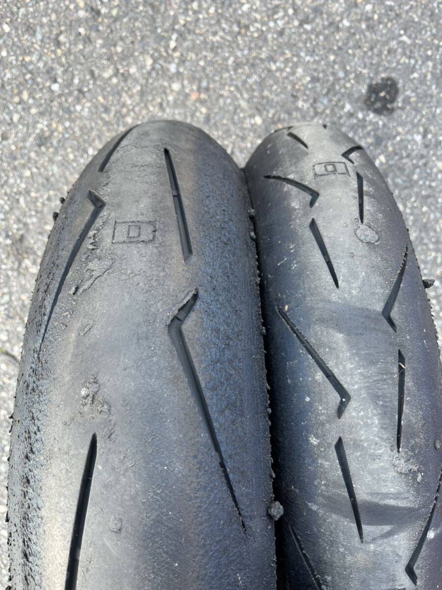 ピレリ ディアブロスーパーコルサV4 110/70 140/70 SC1 前後セット PIRELLI CBR250RR DUNLOP Ninja R25 ZXR NSR 150 400 バトラックス V3_画像1