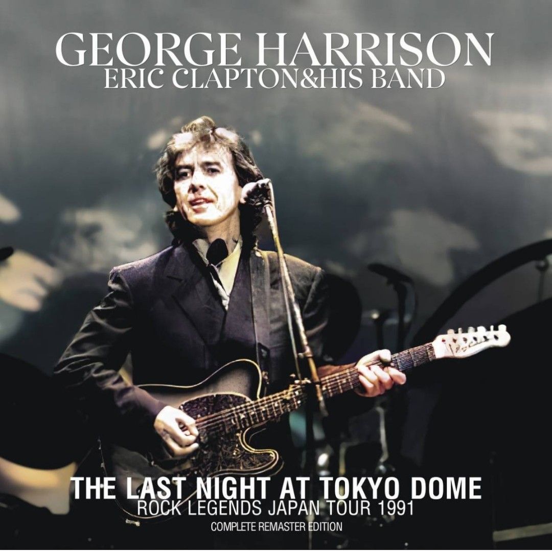 GEORGE HARRISON WITH ERIC CLAPTON THE LAST NIGHT AT TOKYO DOME