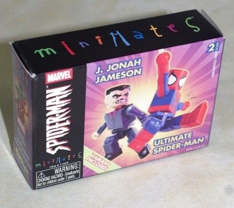 ★新品　MARVEL マーベル minimates ミニメイツ (J・ジョナ・ジェイムソン & アルティメット・スパイダーマン)　※KUBRICKではありません。_★新品、未開封！