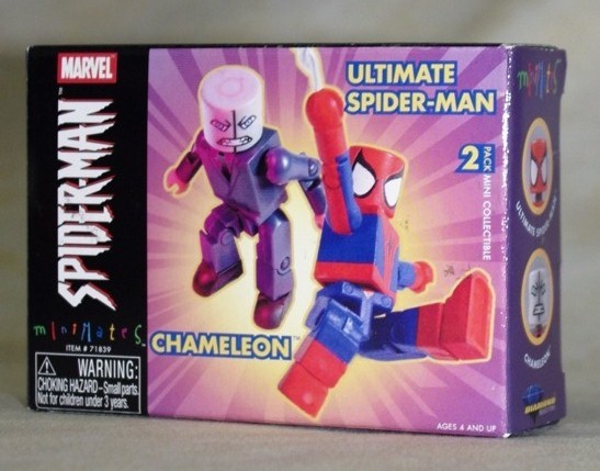 ★新品　MARVEL　マーベル　minimates　ミニメイツ　Spider-Man (カメレオン & アルティメット・スパイダーマン) 2パック_★新品、未開封！