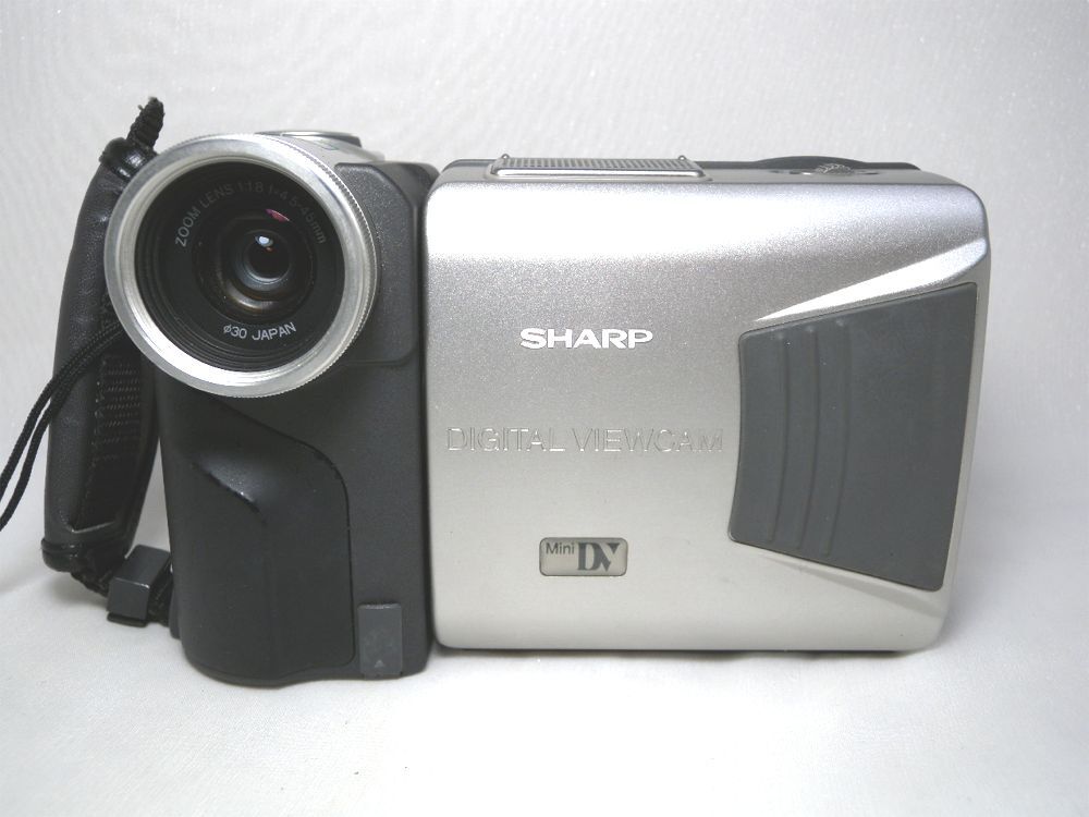 ☆シャープ 液晶ビューカム miniDV VL-DC5 ダビング・再生☆美品 ミニDVテープ_画像2