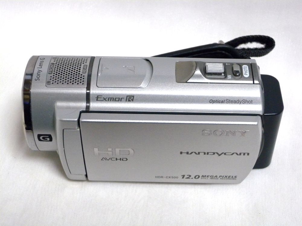 ☆SONY Handycam フルハイビジョン HDR-CX500V 美品☆内蔵32GBメモリー_画像8