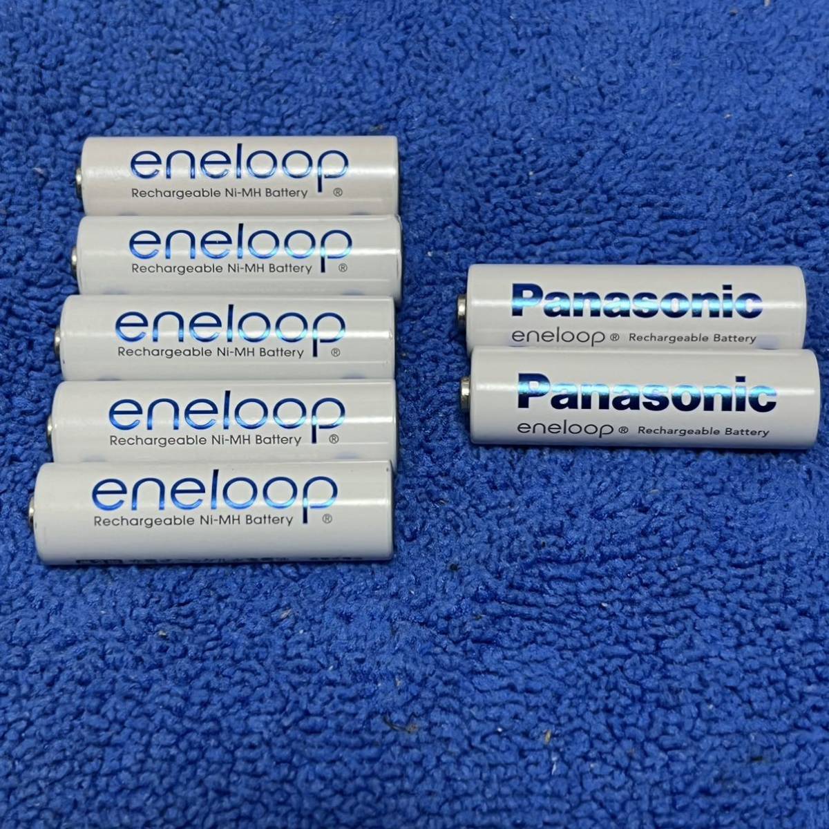 ★激安★充電OK！ エネループ 単3電池7本セット！ Panasonic eneloop 単3形 充電池 スタンダードモデル SANYO BK-3MCC HR-3UTGB_画像1