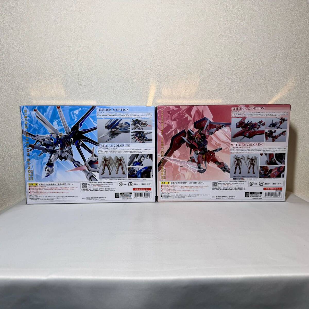 2体セット METAL ROBOT魂 〈SIDE MS〉 ライジングフリーダムガンダム&イモータルジャスティスガンダム 『機動戦士ガンダムSEED FREEDOM』