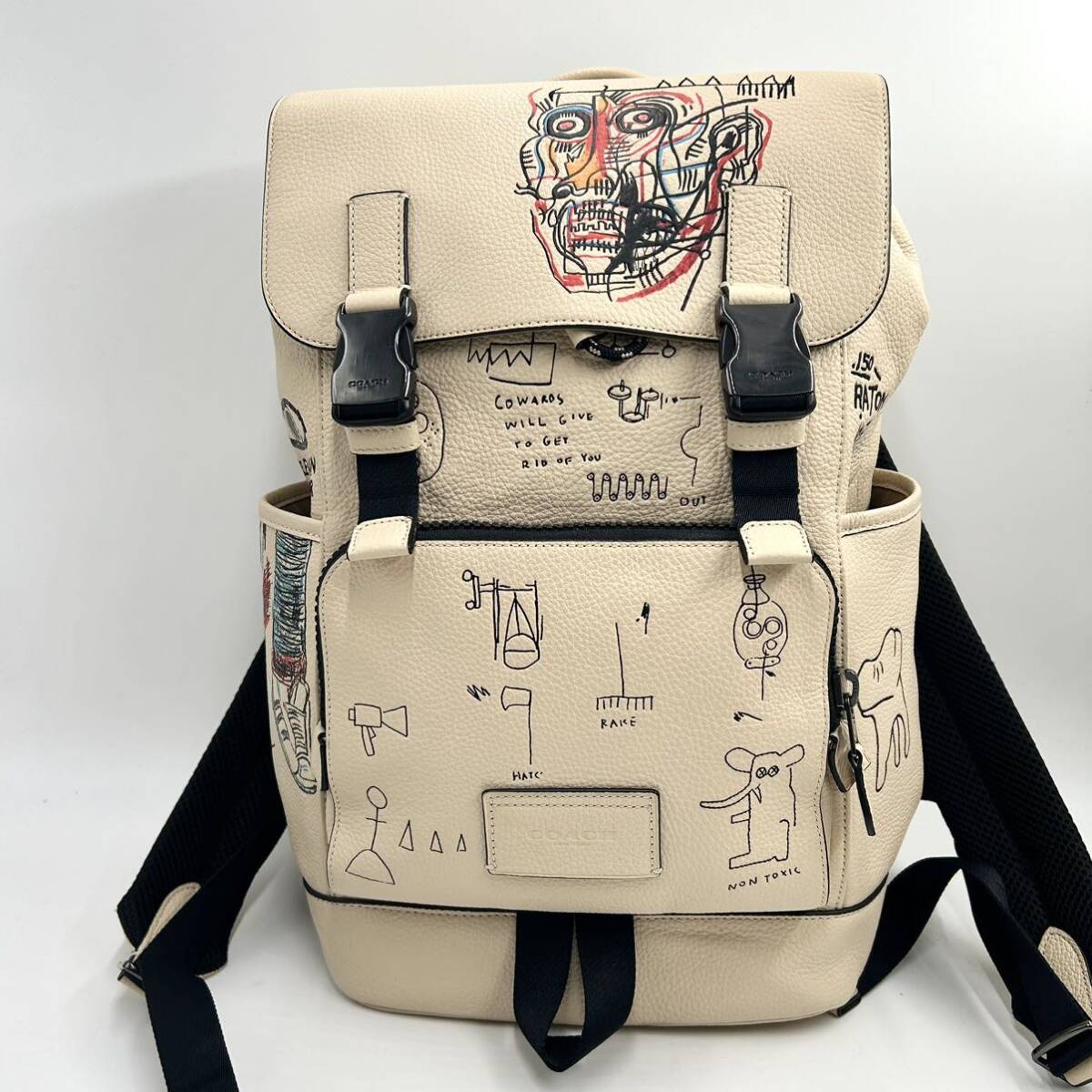 幻の一品○新品同様○COACH コーチ○バスキア コラボ○カーフ 幻の一品○新品同様○COACH コーチ○バスキア コラボ○カーフ