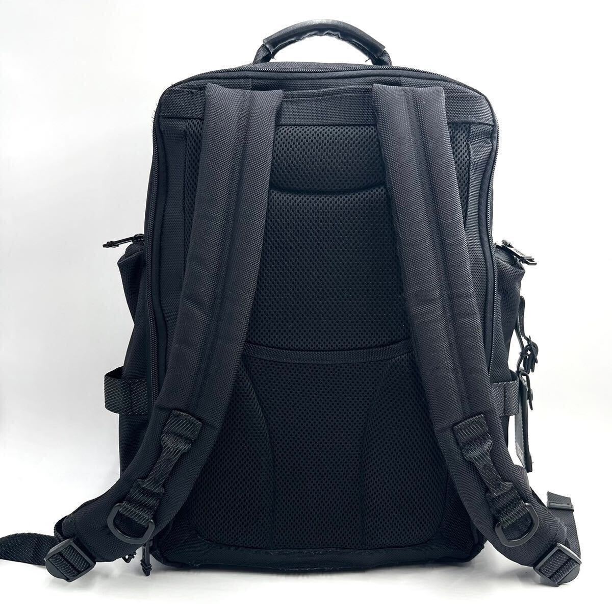 １円【極美品】TUMI トゥミ リュックサック バックパック ALPHA BRAVO シェパード デラックス メンズ 大容量 バリスティック ビジネス 黒の画像3