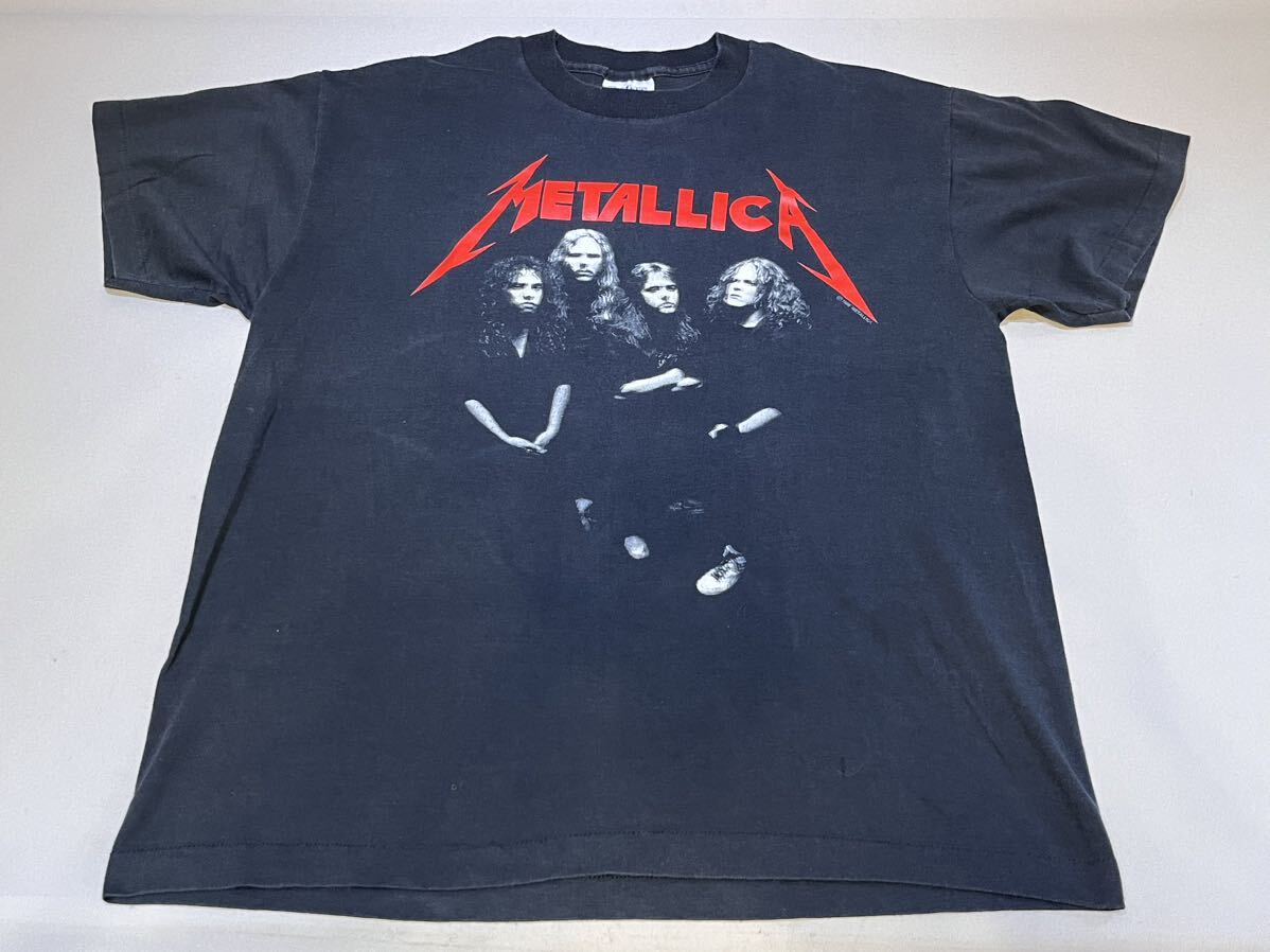 リプリント 88年 メタリカ ビンテージ Tシャツ XL 黒 メタル ロック ラップ ハードコア 当時物 METALLICA METAL ROCK RAP HARDCORE FOG_画像1