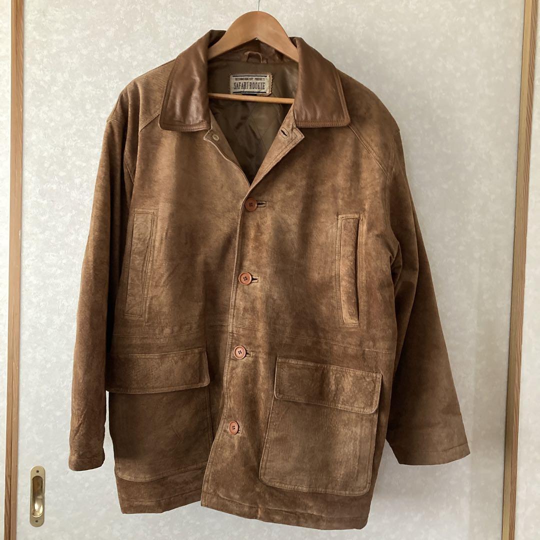 Safari Rookie 本革 レザーハーフコート M寸 サファリルーキー Safari Rookie 本革 レザーハーフコート M寸 サファリルーキー