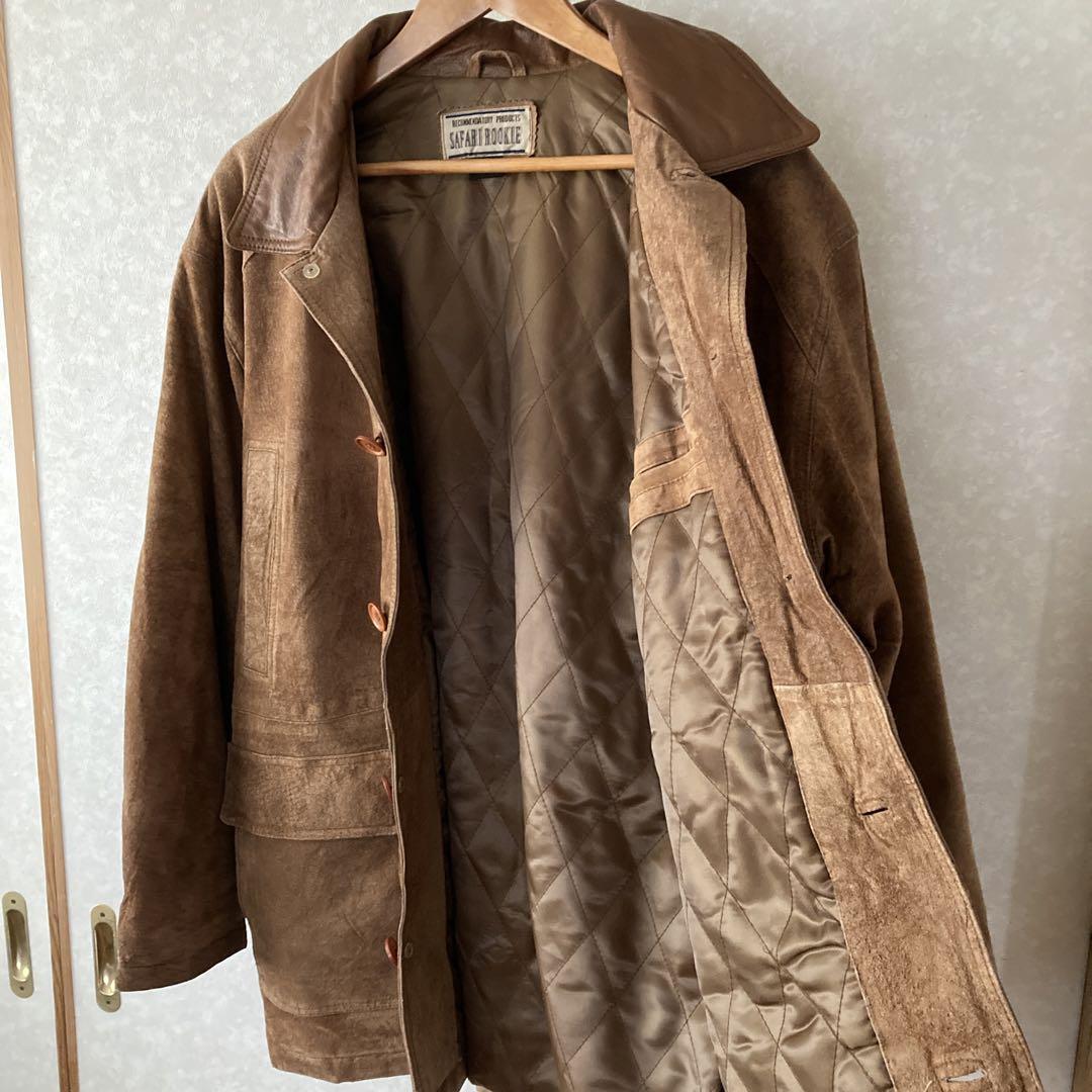 Safari Rookie 本革 レザーハーフコート M寸 サファリルーキー Safari Rookie 本革 レザーハーフコート M寸 サファリルーキー