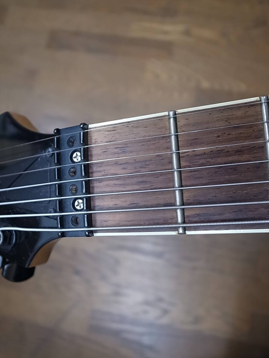 稀少モデル７弦エレキギターIbanez RG7320Zアイバニーズ黒ブラック_画像5