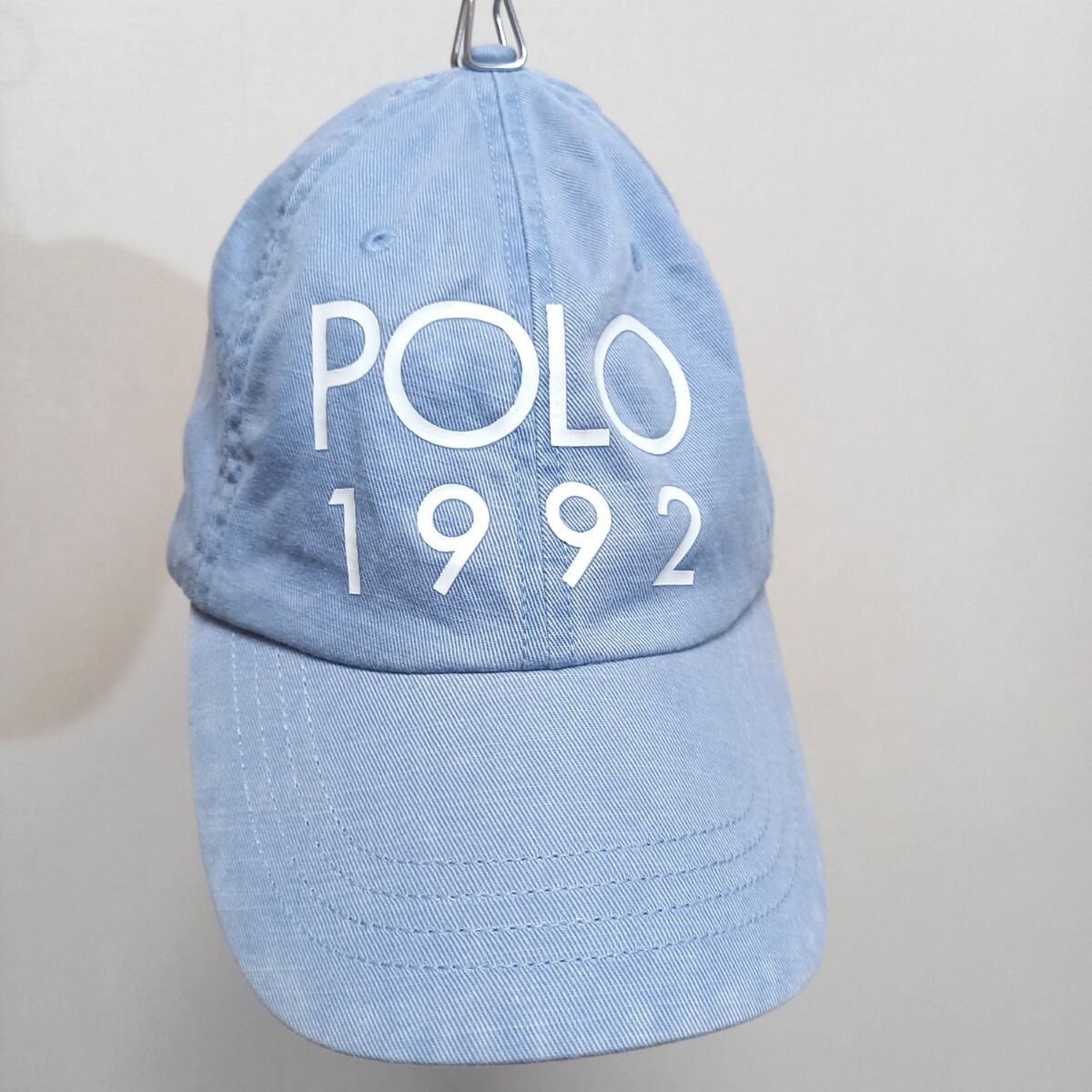 《新品同様 / 即完売》ポロ ラルフローレン POLO 1992 キャップ メンズ 本革 レザー rrl RL-92 RL-93 STADIUM P-wing 1993 帽子 ハット 90s_画像1