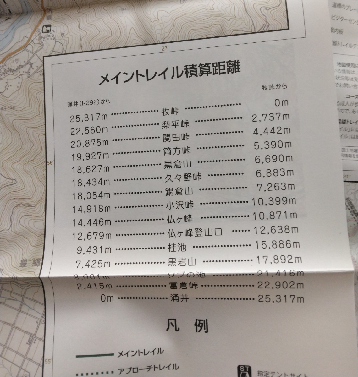 信越トレイル　マップ　トレッキング　斑尾高原　斑尾山-涌井　涌井-牧峠　牧峠-天水山　オフィシャルマップ　山地図_画像9