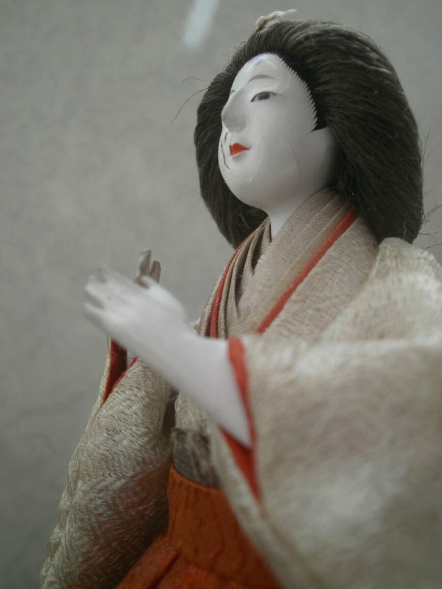 日本人形　三人官女 着物 和小物 昭和　レトロ　アンティーク_画像7