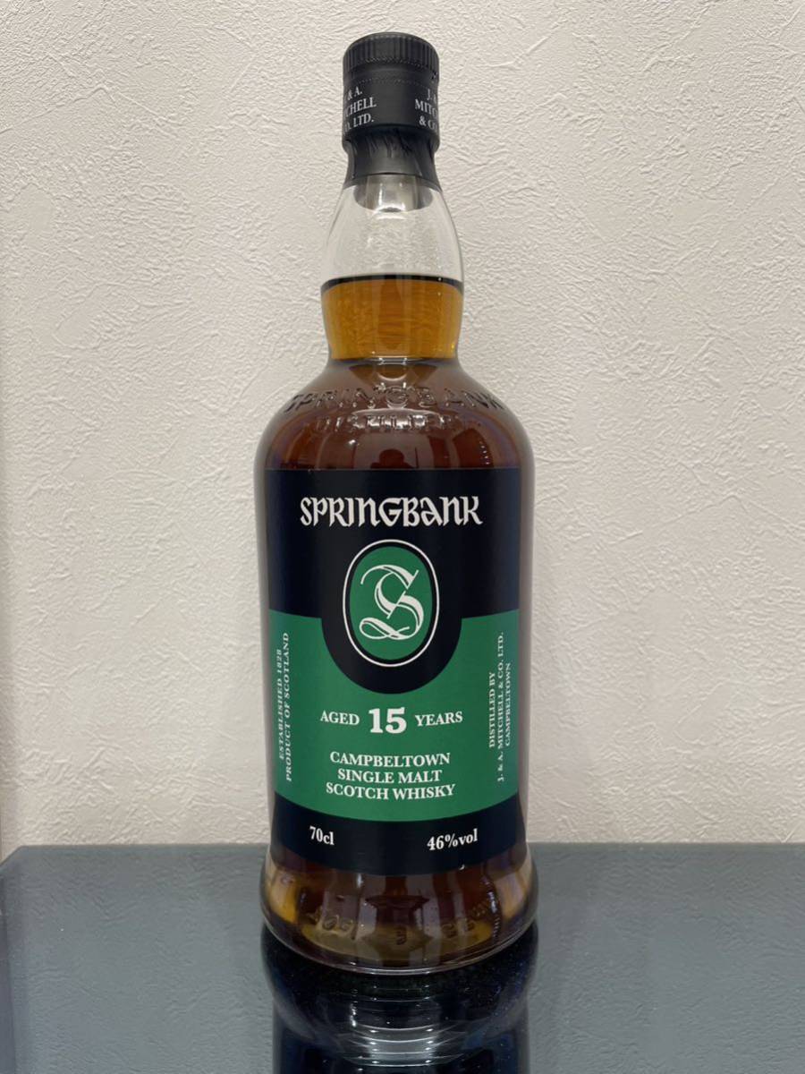 1円〜　スプリングバンク 15年 SPRINGBANK 15yo 検　10年 12年 15年 18年 21年 25年山崎　白州　厚岸　ヘーゼルバーン キルケラン _画像1