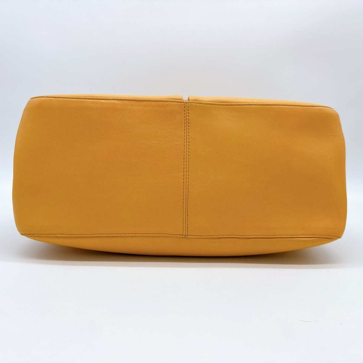  превосходный товар редкий цвет BALLY Bally 2way большая сумка плечо наклонный .. мужской бизнес Logo кожа натуральная кожа B металлические принадлежности полоса A4 желтый 