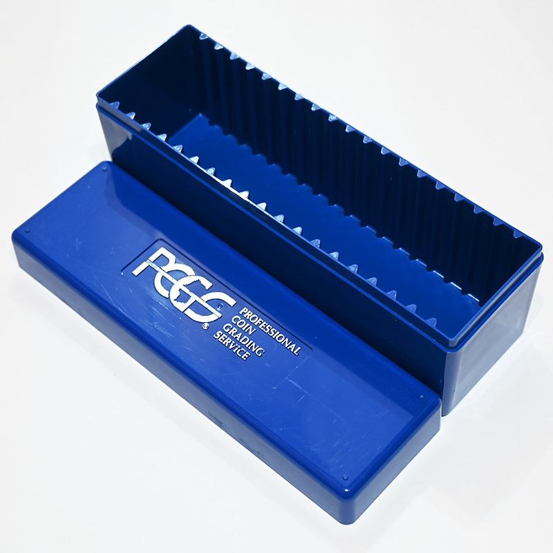 PCGS coin s Rav case s Rav storage box blue 