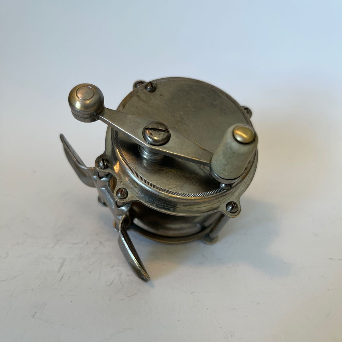 Vintage Brass Fly/Bait Fishing Reel Made In England _画像7