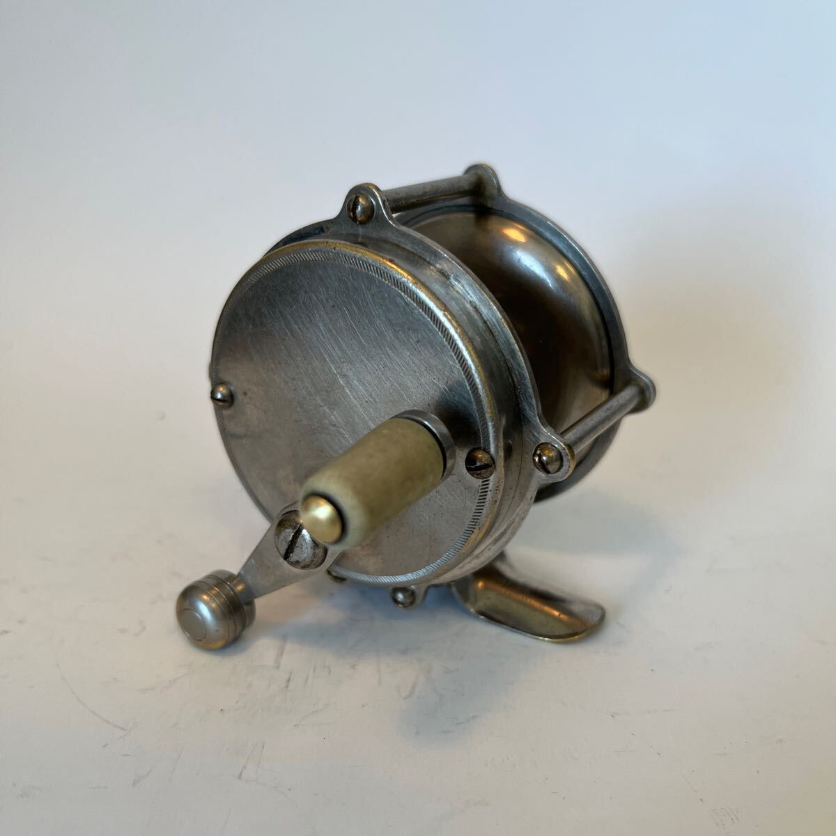 Vintage Brass Fly/Bait Fishing Reel Made In England _画像5