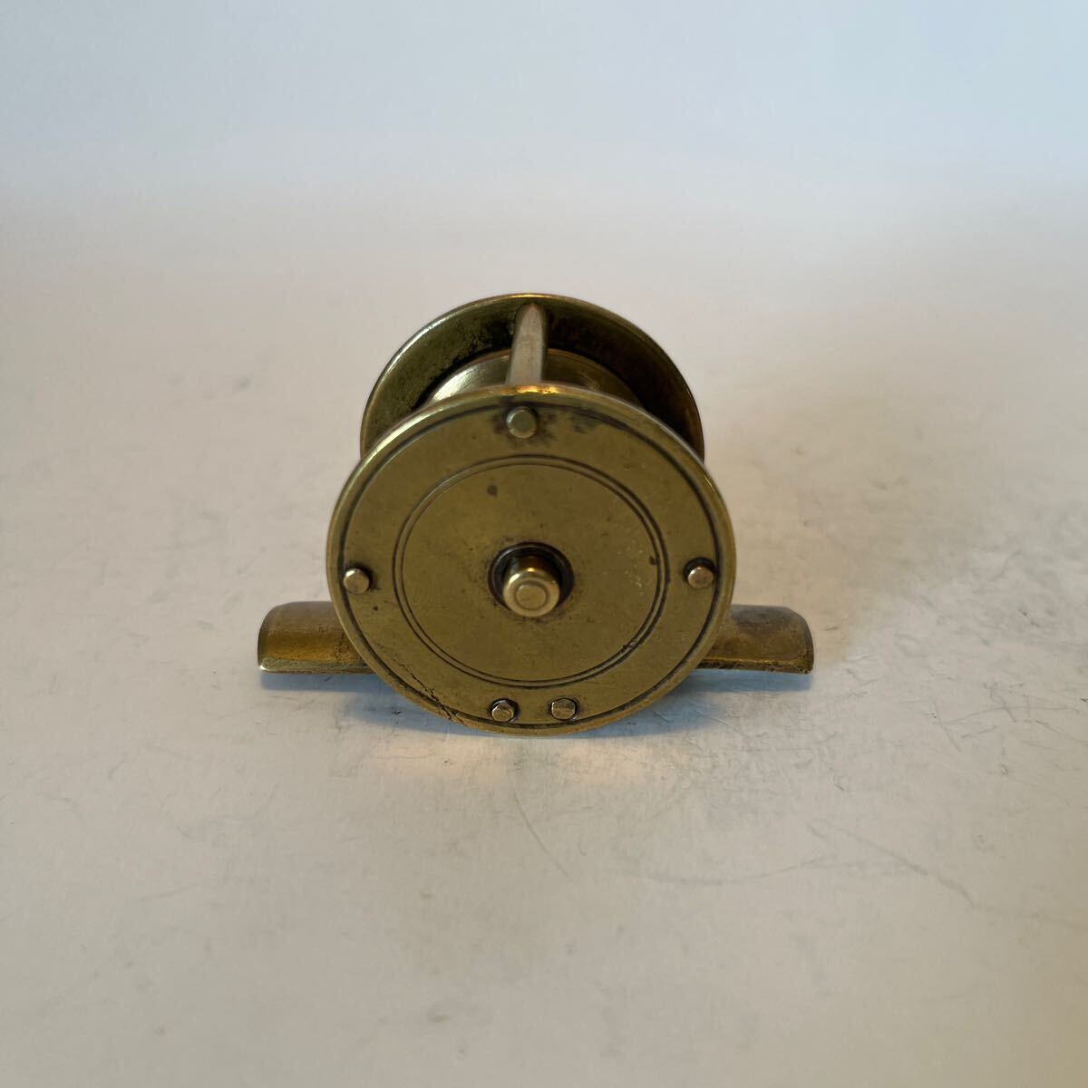 Antique Little Brass Reel 英国製_画像2