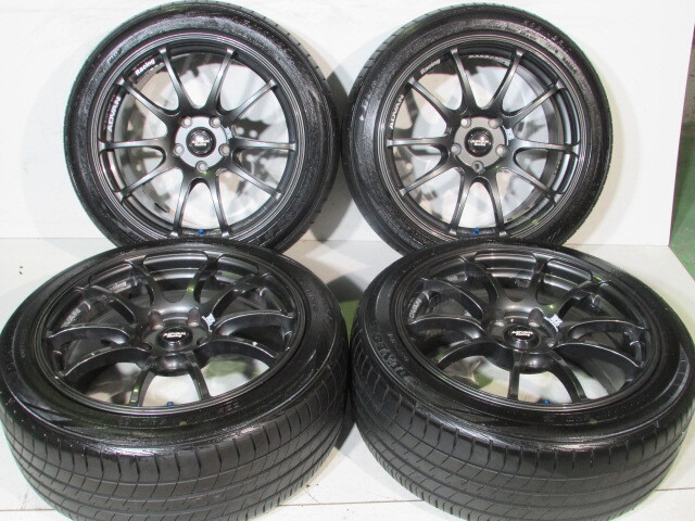 ☆ADVAN Racing RZ■アドバンRZ■VWゴルフ7.6.5.トゥーラン.ヴァリアント.AUDI.アウディA4.A3■225/45R17112-5H/17-8J/+48■DUNLOPルマンV_画像1