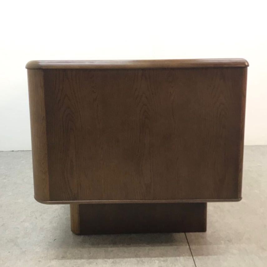 * Karimoku karimoku desk drawer unit with both sides cupboard desk study desk study position member desk desk high class wooden writing desk computer desk Mid-century *y24030401