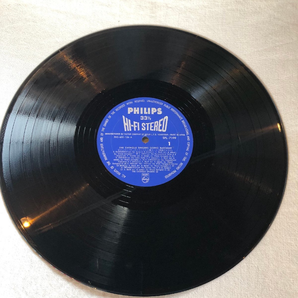 The Swingle Singers / Going Baroque LP Philips ・VICTOR_画像4