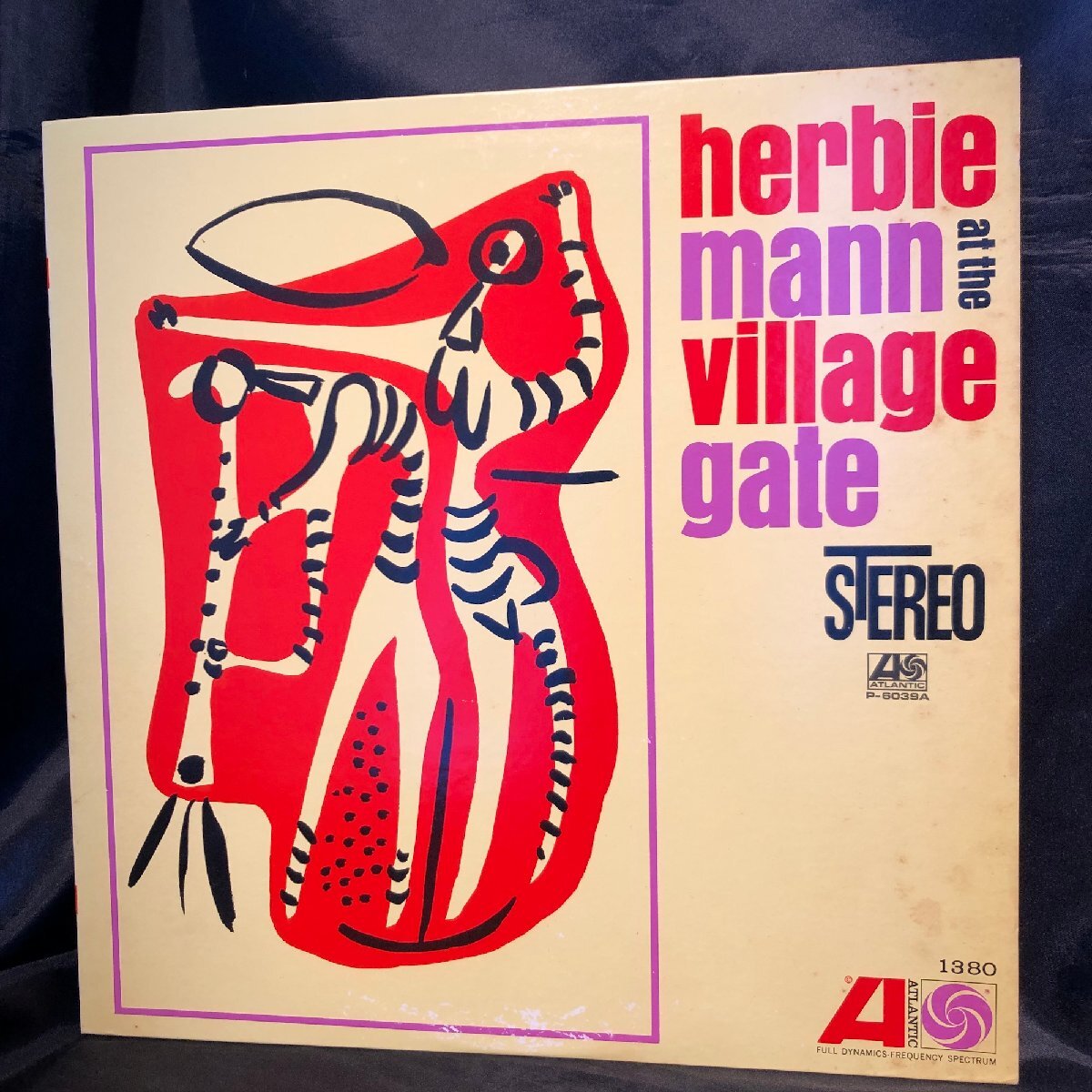 Herbie Mann / Herbie Mann At The Village Gate LP Atlantic ・WARNER-PIONEER_画像1