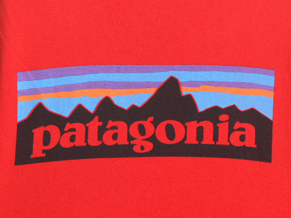 14年製 パタゴニア 両面 プリント 長袖 Tシャツ メンズ M / Patagonia アウトドア ロンT プリントT ロゴT フィッツロイ P6 バックプリント_画像2