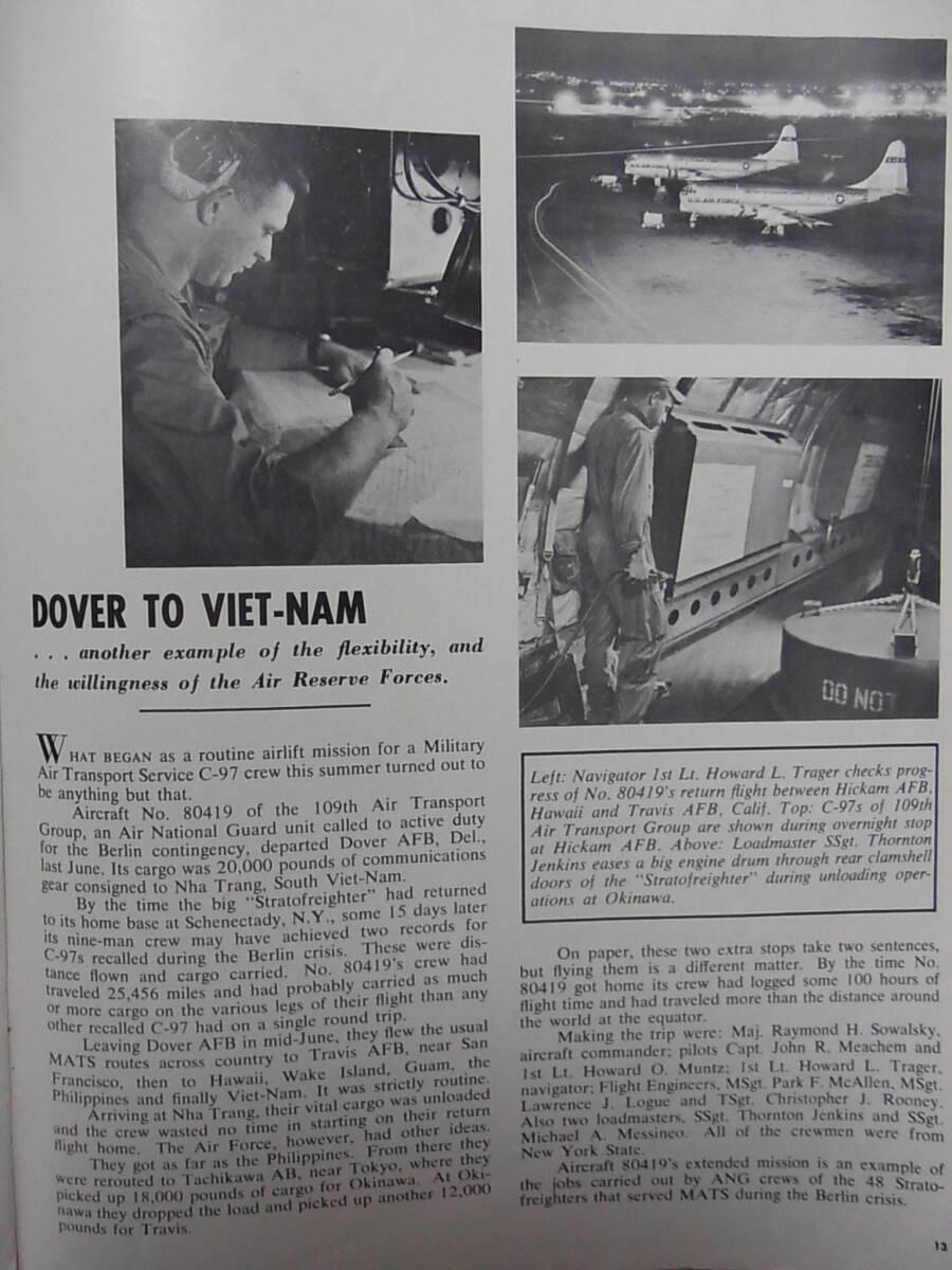 r1962年米空軍予備役の雑誌「the Air Reservist」12月号_画像5