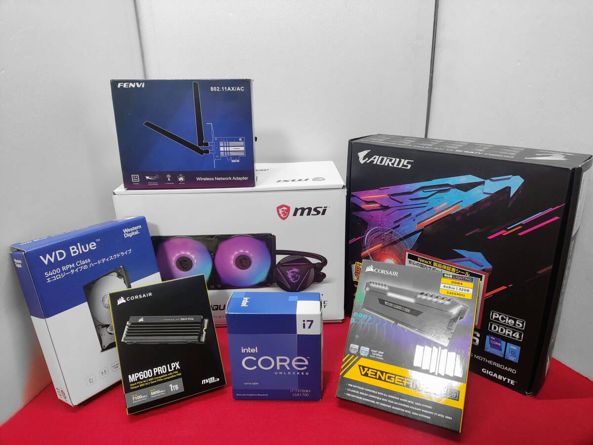 Win11Pro GamingPC! Core-i7 13700KF(水冷)/Z690マザー/GEFORCE RTX3080グラボ/メモリ32GB/超速SSD 1TB&HDD 3TB/5インチモニター/Wi-Fi 6_画像2