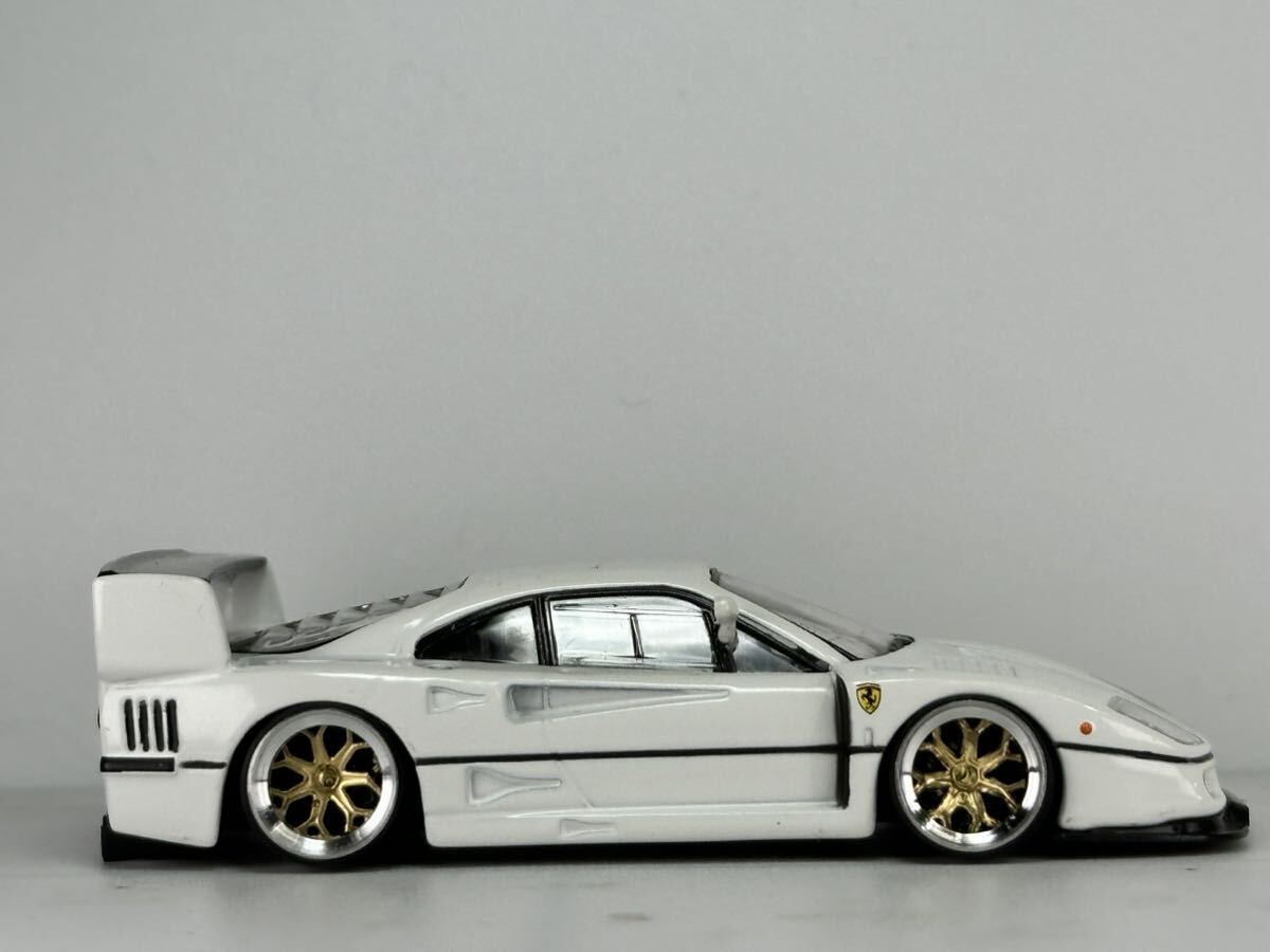 京商1/64(改) フェラーリ F40 GTE アルミ深リム_画像7