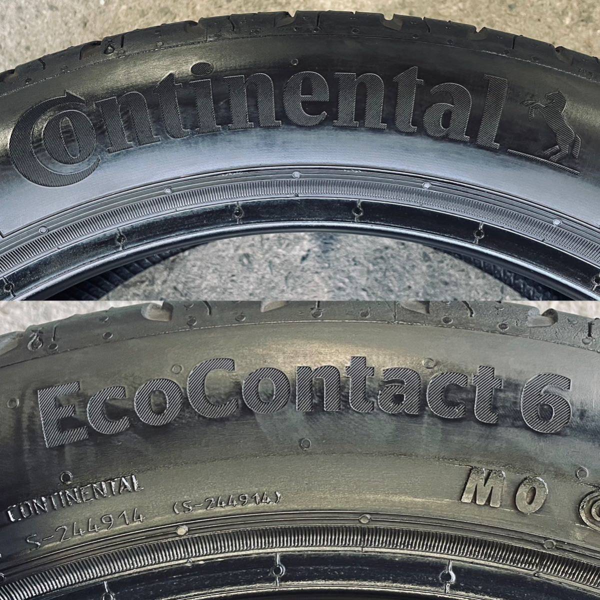 ★4.4mm 4.3mm 2019年★ 2本 225/45R18 コンチネンタル エココンタクト6 M0 コンチ CEC6 225/45 R18 サマータイヤ A-4-44の画像7