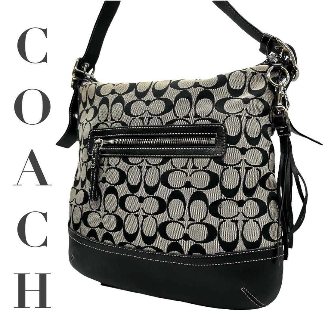 COACH コーチ　s56 斜め掛け　9349 ショルダーバッグ　シグネチャー_画像1