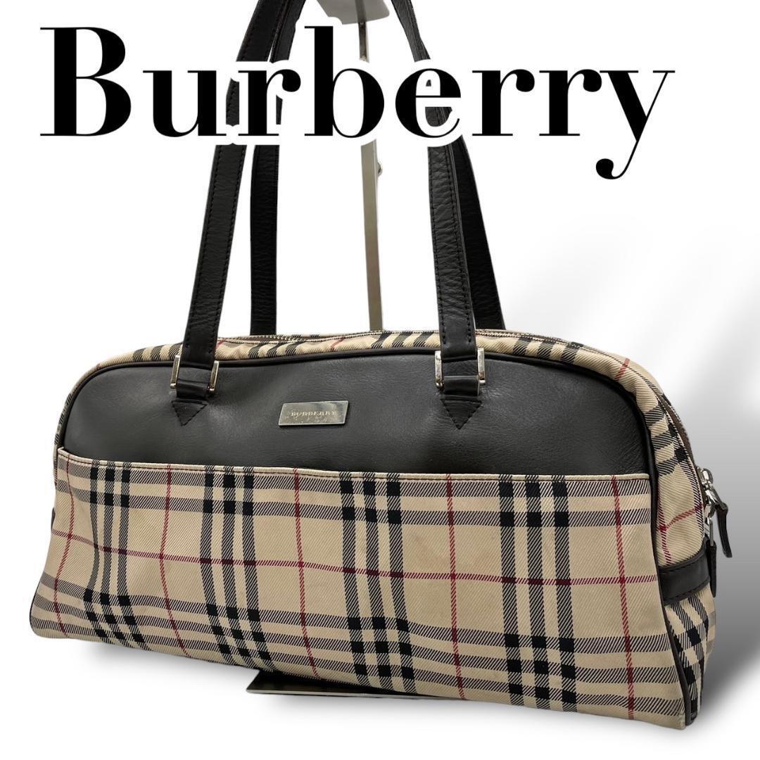 良品　Burberry バーバリー　s25 トートバッグ　ノバチェック　肩掛け_画像1