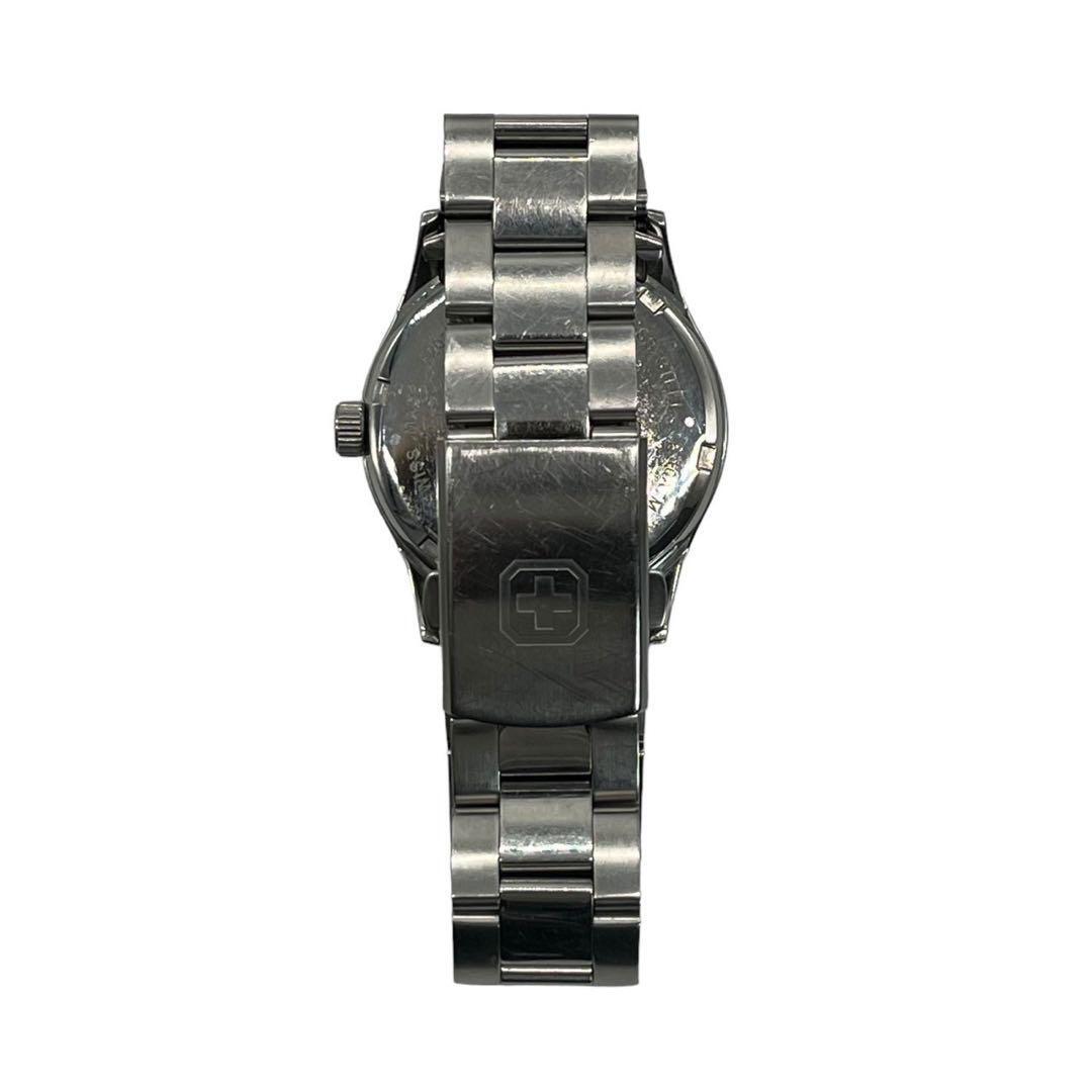 スイスミリタリー　腕時計　メンズ　デイト　アナログ　g2 ステンレスベルト　青_画像8