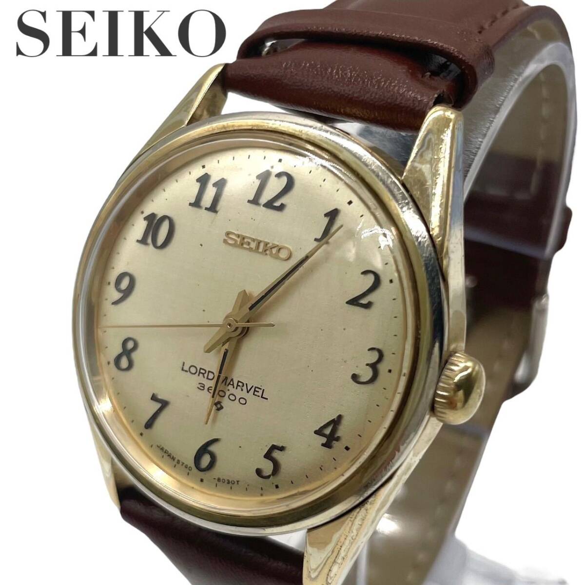 【希少】【1円～】SEIKO　セイコー　LORD MARVEL 36000　5740-8000 メンズ　ヴィンテージ　腕時計　アナログ時計　ロードマーベル_画像1