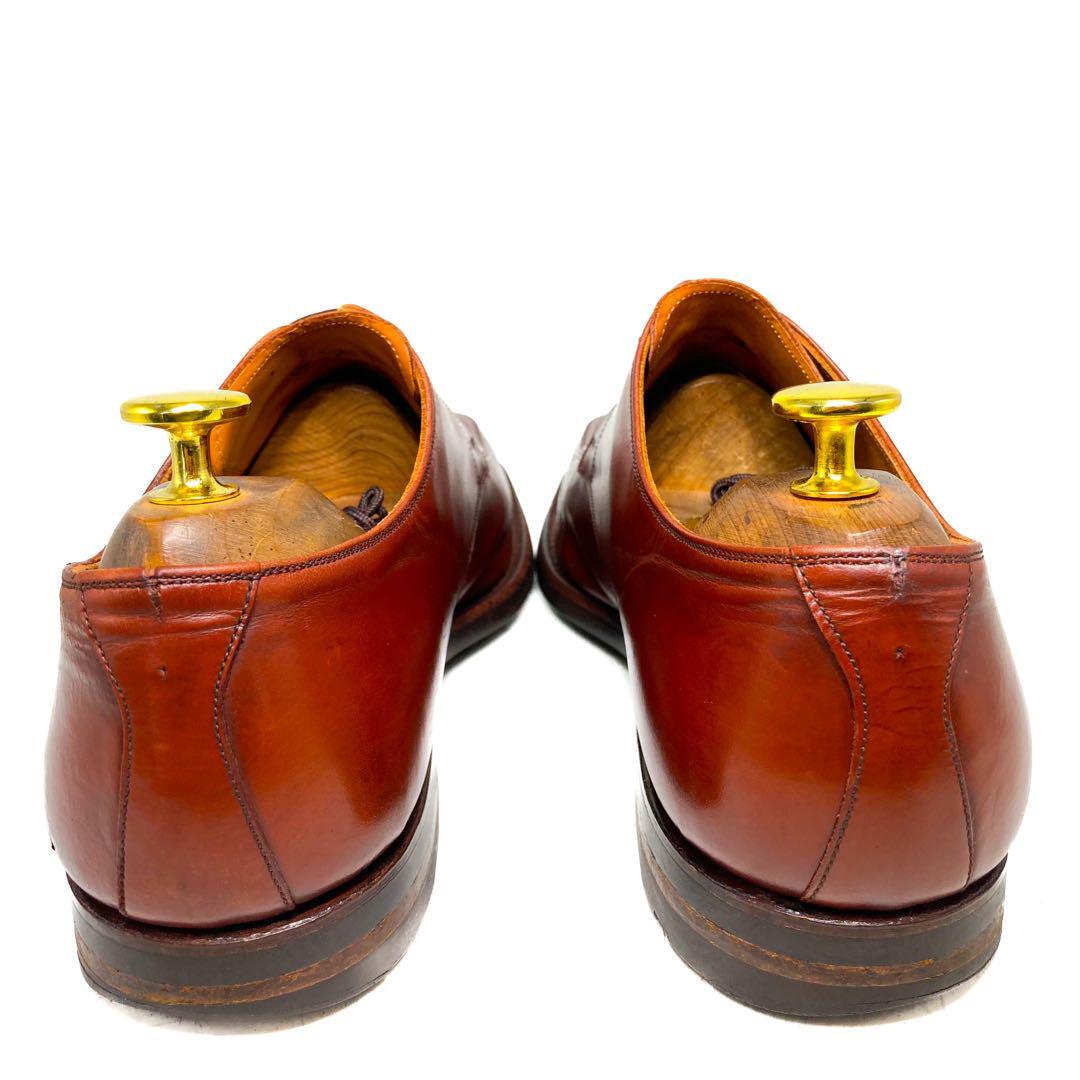 ☆即決・送料無料☆SCOTCH GRAIN スコッチグレイン Uチップ F-1738 茶 ブラウン 25.5cm 革靴 ビジネスシューズ 本革 本皮 メンズ
