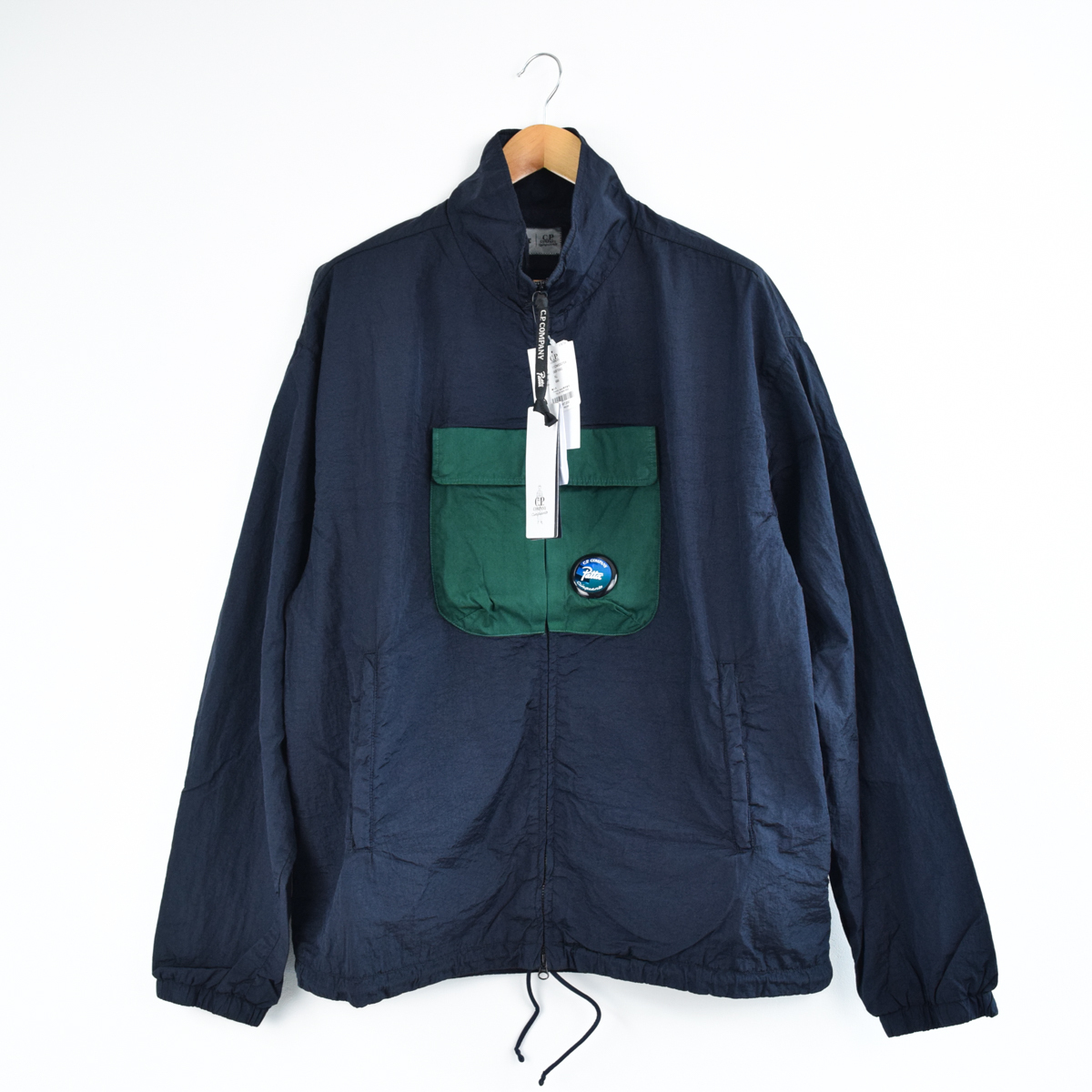 新品 C.P. Company × PATTA 定価5万7200円 Packable Track Top パッカブル トラック ジャケット ブルゾン　XL　管理番号F777Q891