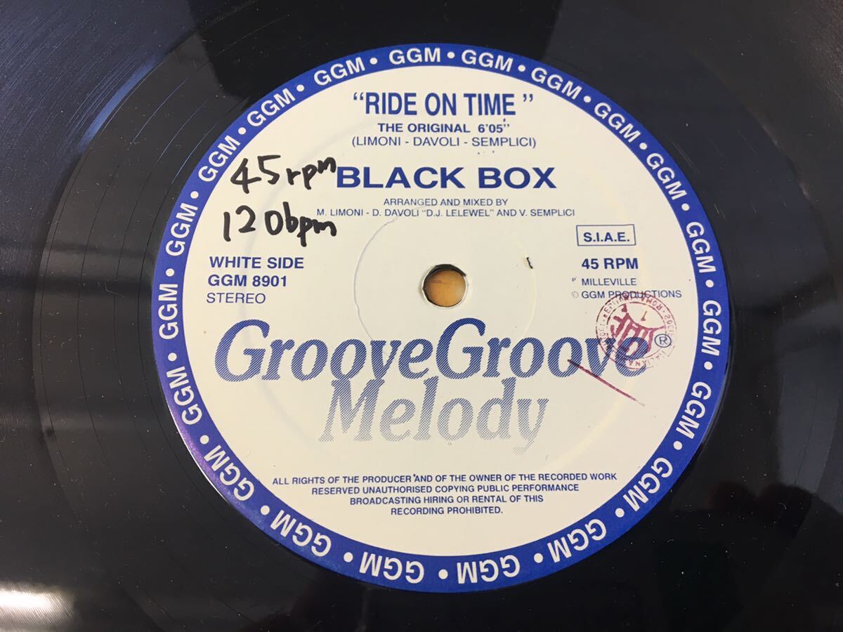 r0318-08★ レコードLP /HIPHOP / ヒップホップ Black Box Ride on time (1989) / Vinyl Maxi Single [Vinyl 12''] Import_画像4