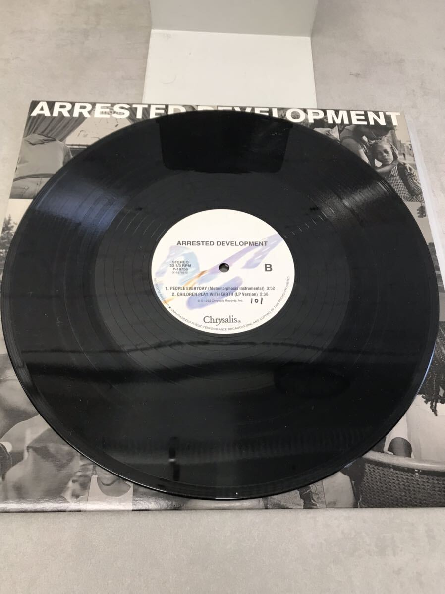 t0314-37☆ レコード LP ARRESTED DEVELOPMENT/PEOPLE EVERYDAY HipHopの画像4