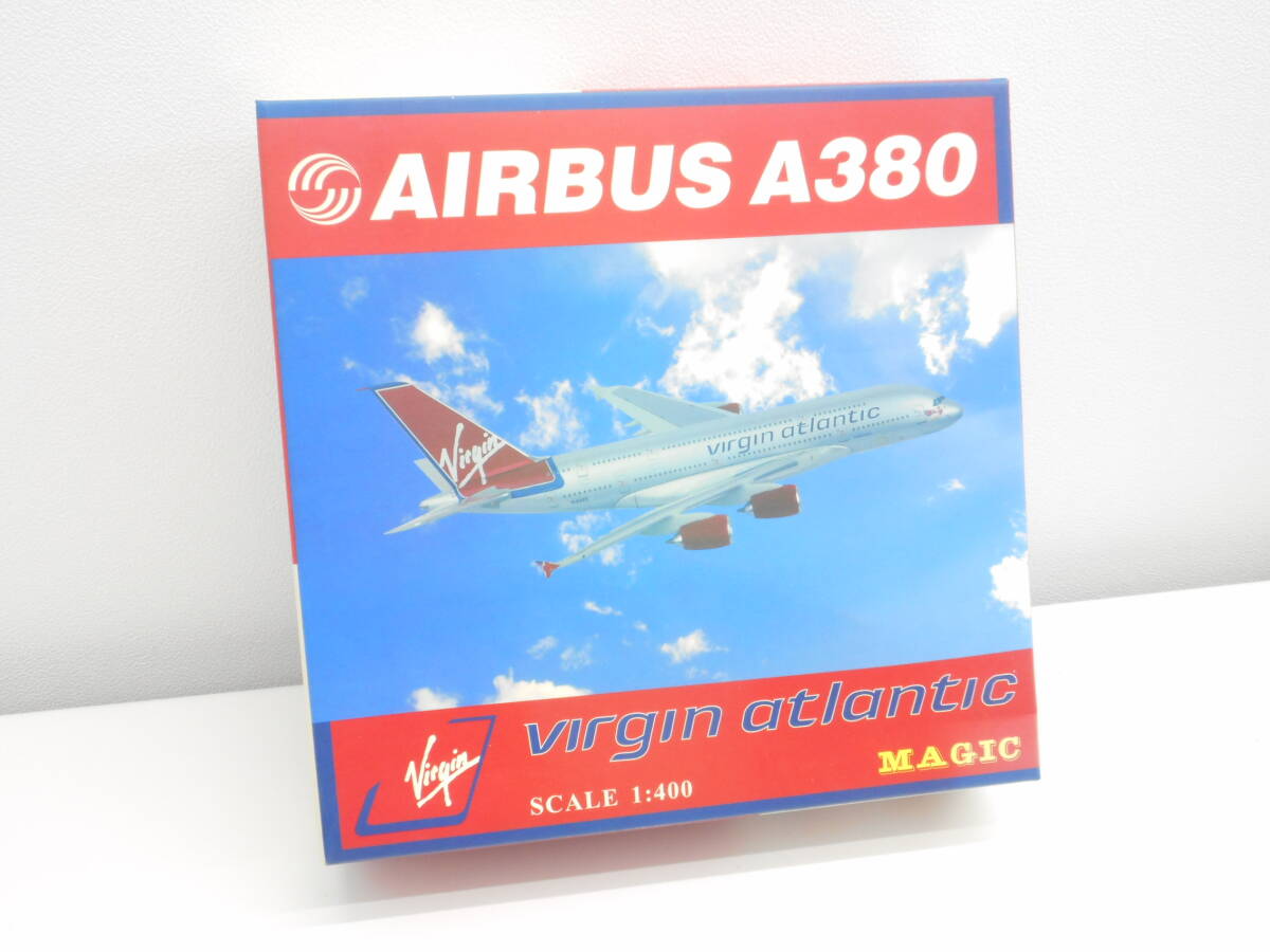 1283 模型祭 マジック エアバス A380 ヴァージン・アトランティック MAGIC AIRBUS Virgin atlantic 1/400_画像1