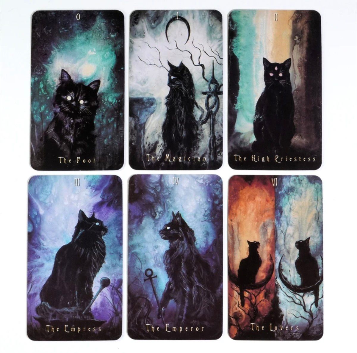 【新品未使用】ハウンテッドキャットタロットカード　不思議な幽霊猫のタロットカード
