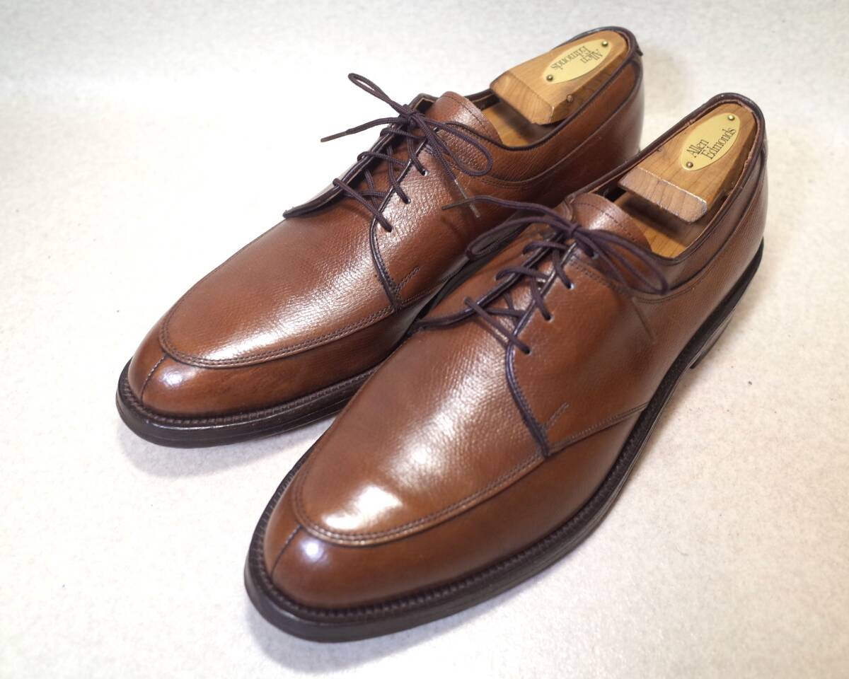 【送料無料】4058■Allen Edmonds/アレンエドモンズ/Bedford■希少/70sビンテージ/Uチップ/スプリットトゥ/斜体ロゴ/27.5cm■_画像1