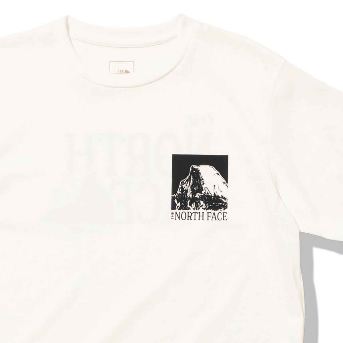 即決☆ノースフェイス ハーフドームトゥーグラフィックス半袖Tシャツ WT/XLサイズ ホワイト 白 UVケア ロゴ 速乾 ドライ
