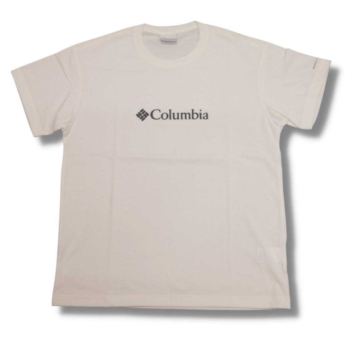 即決☆コロンビア アーバンTシャツ WHT/Mサイズ 送料無料 機能Tシャツ ホワイト 白 速乾 ドライ UPF30 紫外線カット_画像1
