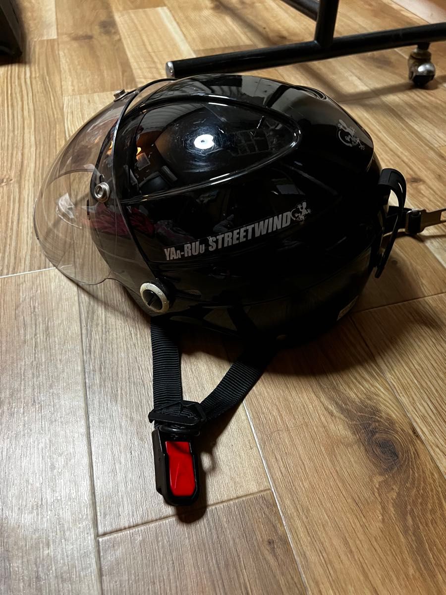 YAA-RUU STR ハーフ型ヘルメットシールド付き　TNK工業